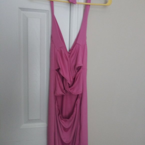 New Hot pink open back dress- pic does not do justice must try on!! - Picture 3 of 3